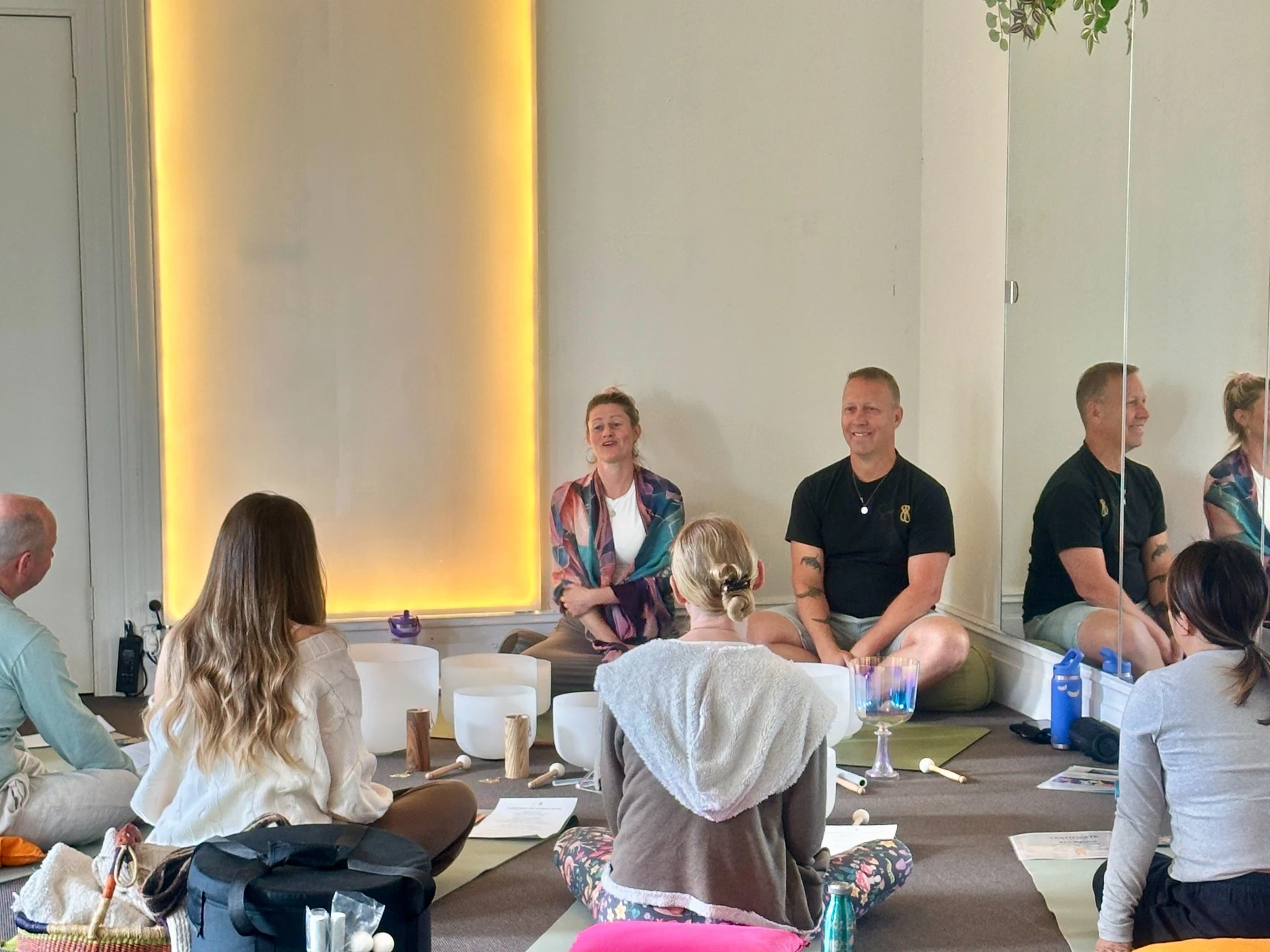 Crystal bowl sound healing training workshop at Mystic Wellness Petersham
