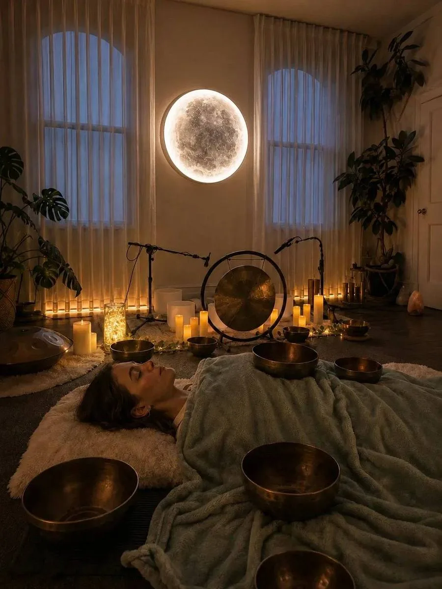 Private healing session inside Mystic Wellness