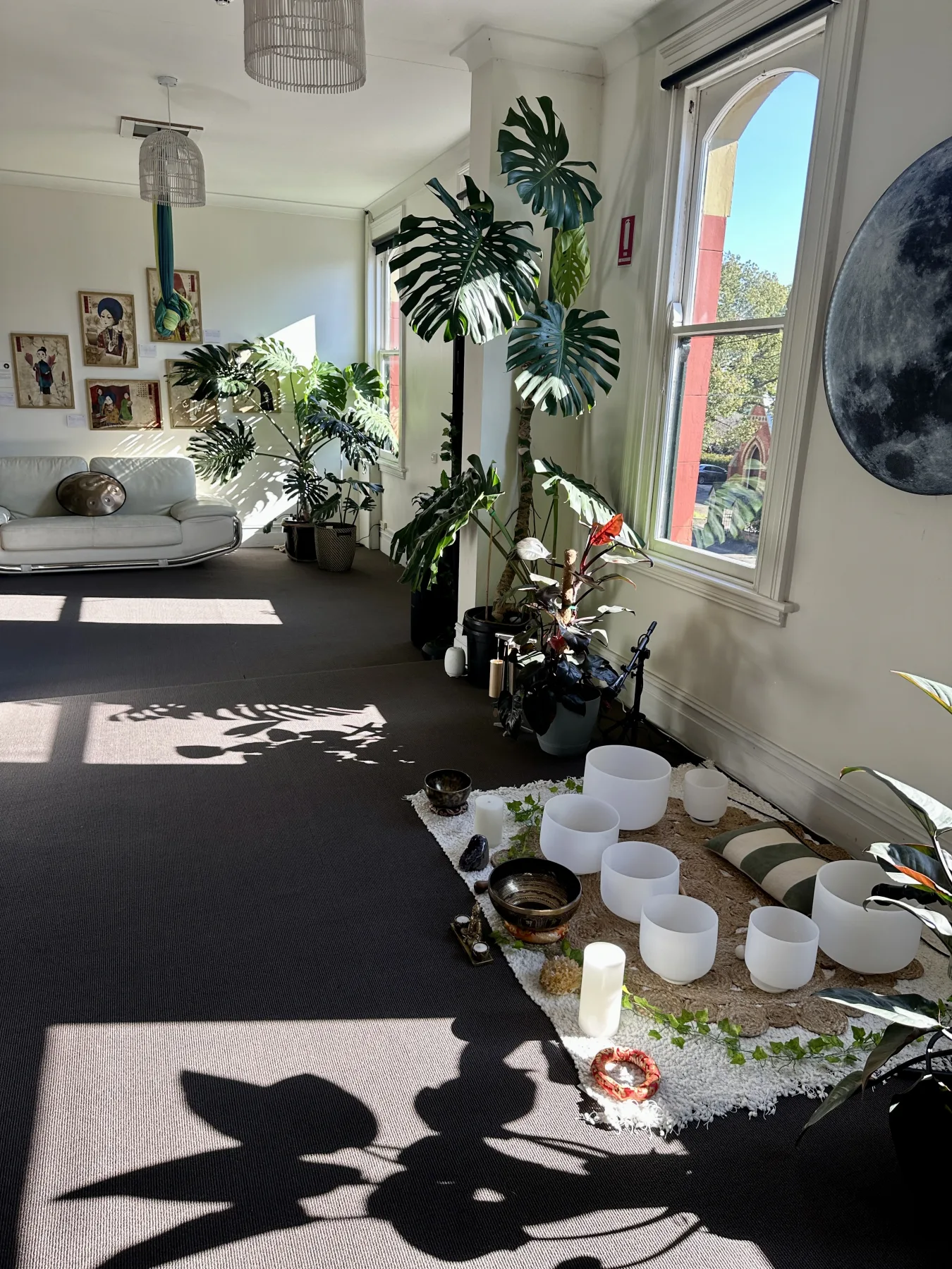 Moon Bath and private sound healing setup inside Mystic Wellness Petersham